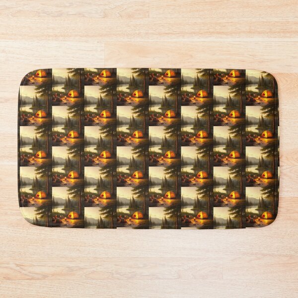 Item preview, campsite by the river designed and sold by EuropeanPrints.