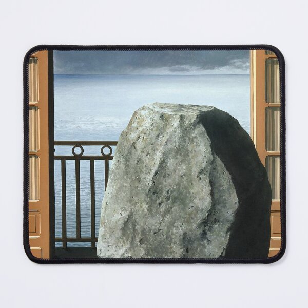 Item preview, rené magritte Merging Lightness and Symbolism art and gift for sales designed and sold by EditorArt.