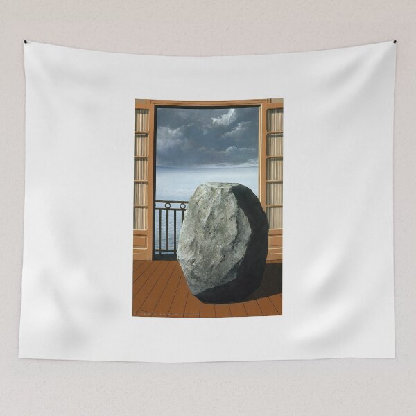 Item preview, rené magritte Merging Lightness and Symbolism art and gift for sales designed and sold by EditorArt.