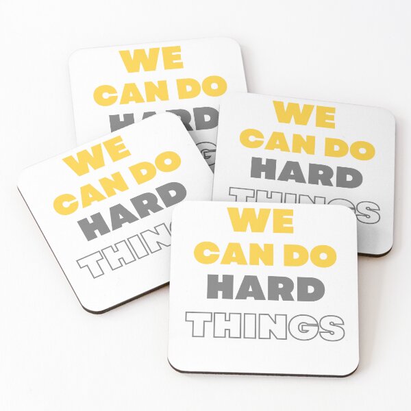Item preview, we can do hard things designed and sold by fou-design.