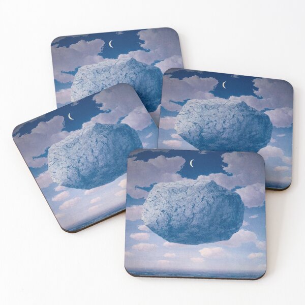 Item preview, rené magritte Merging Lightness and Symbolism art and gift for sales designed and sold by EditorArt.
