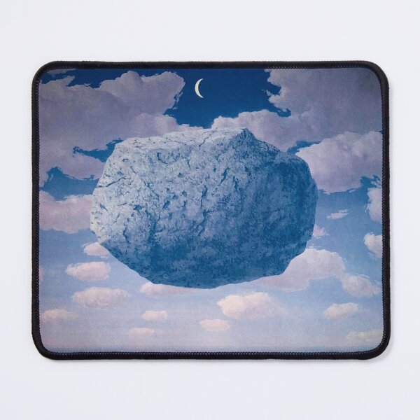 Item preview, rené magritte Merging Lightness and Symbolism art and gift for sales designed and sold by EditorArt.