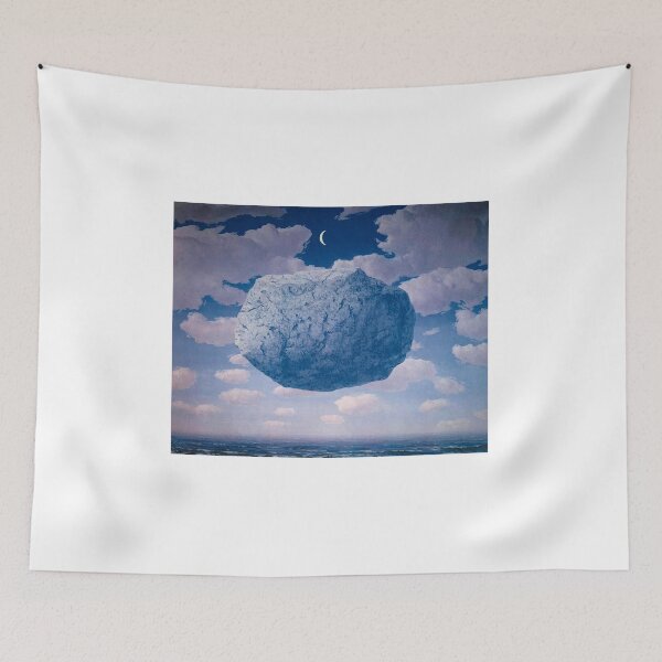 Item preview, rené magritte Merging Lightness and Symbolism art and gift for sales designed and sold by EditorArt.
