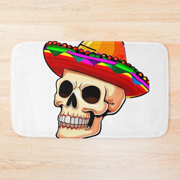 Item preview, colorful mexican skull designed and sold by miguel-ozz.