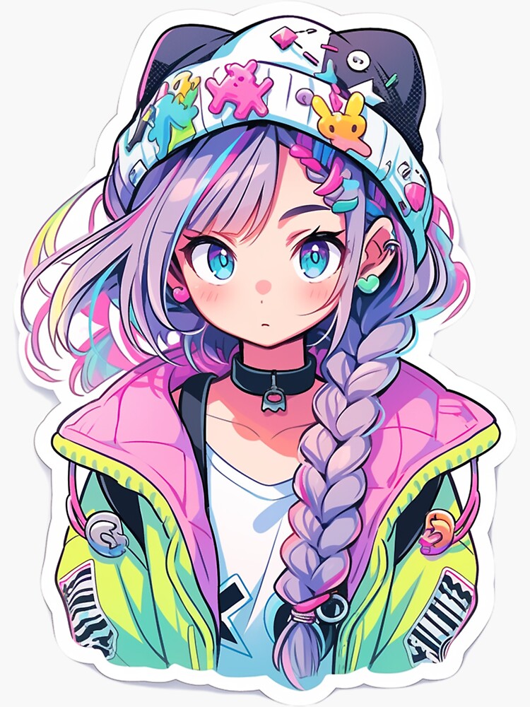 Anime Kawaii Girls Sticker for – Apps no Google Play