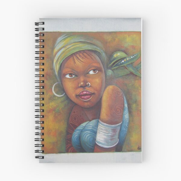 Item preview, Afro American women portrait designed and sold by AfricanArtShop.