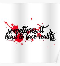 hard 2 face reality Poster