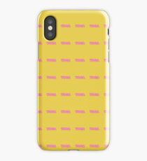pink neon YOGA iPhone Case/Skin