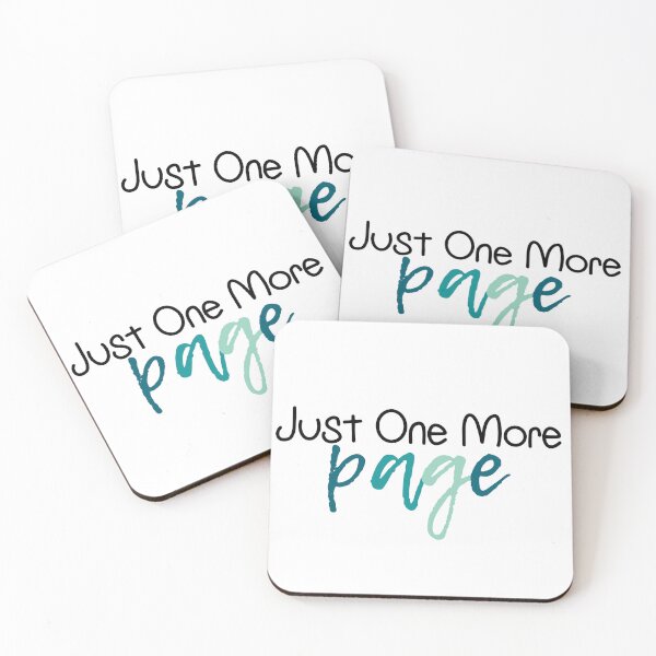 Item preview, Just One More Page | Read | Reading | Reader | Book | Bookish | Kindle | Book Girl designed and sold by ShoniwDesigns.