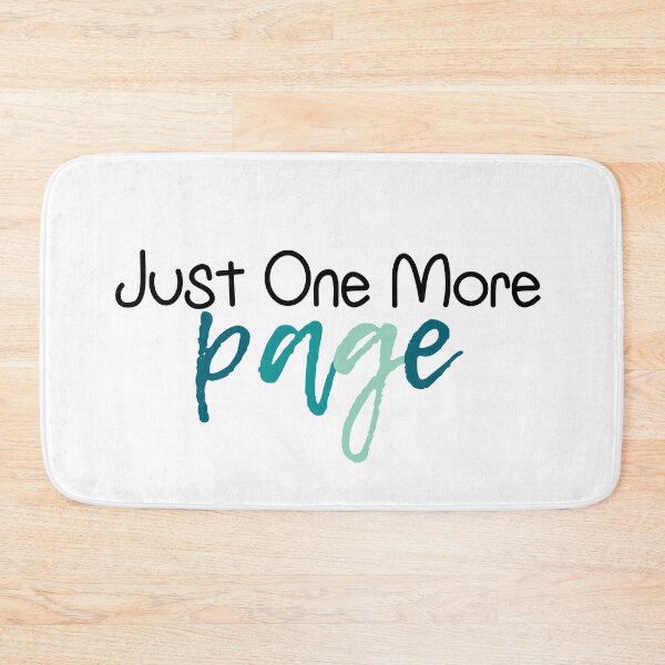 Item preview, Just One More Page | Read | Reading | Reader | Book | Bookish | Kindle | Book Girl designed and sold by ShoniwDesigns.