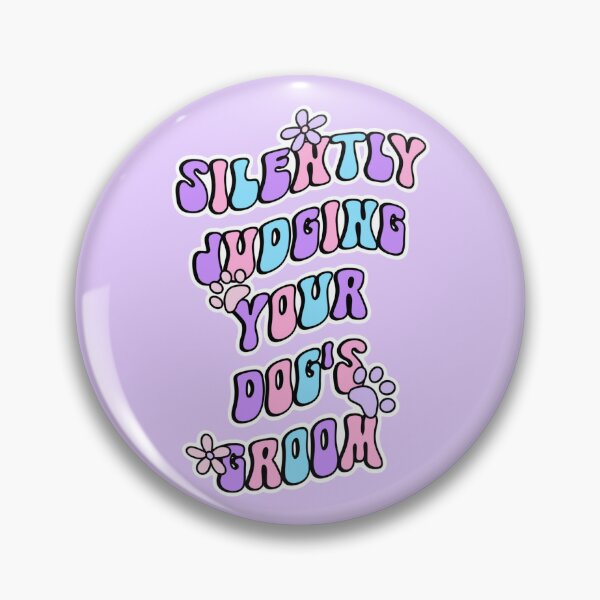 Item preview, Canine Critiques: 'Silently Judging Your Dog's Groom' Dog Grooming Sticker Art designed and sold by Aswood25.