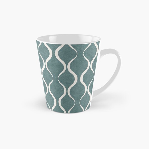 Item preview, Retro Inspired Teal Wallpaper Art Print designed and sold by MadeLivelyShop.