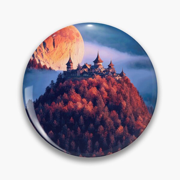 Item preview, Moon hill designed and sold by ArtfullMinds.
