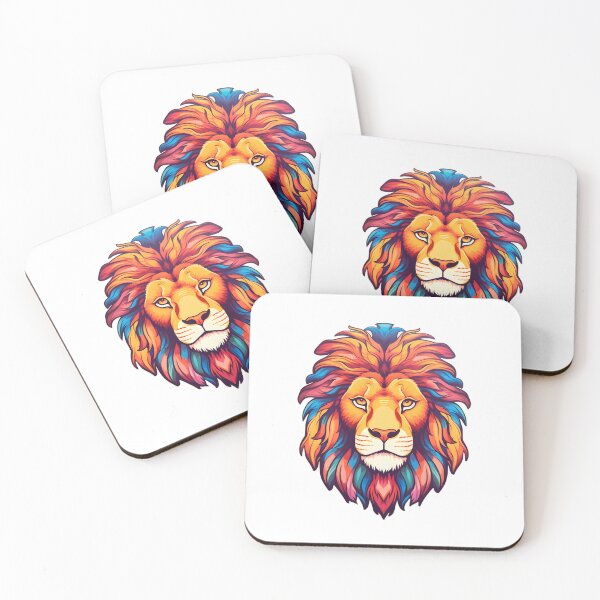 Item preview, Rainbow Majesty - Rainbow Lion designed and sold by UrsaStick.