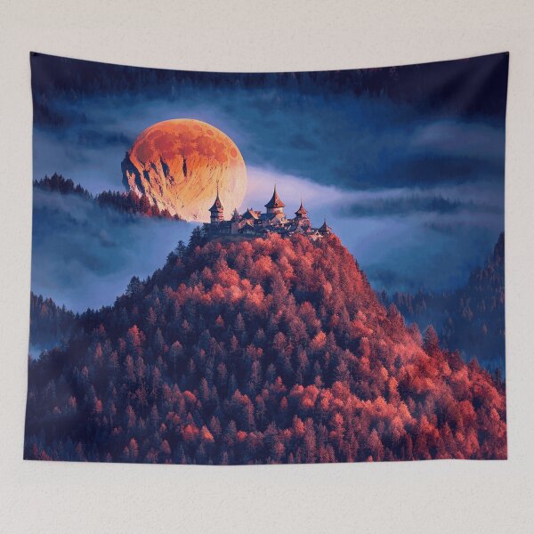 Item preview, Moon hill designed and sold by ArtfullMinds.