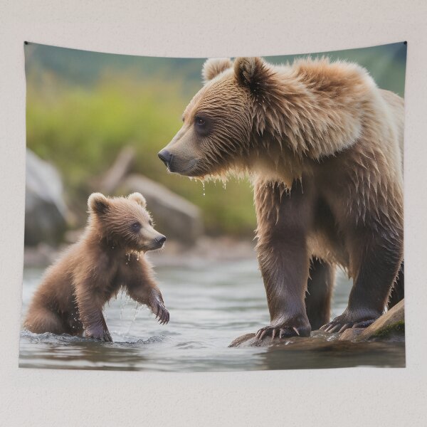 Item preview, In Sync with Nature: Bears Embody the Spirit of the Wild designed and sold by MonsterMatt87.