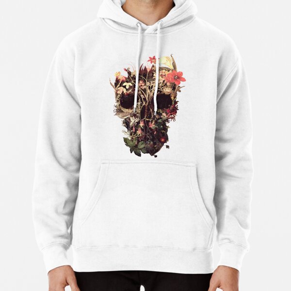 Bloom Skull Pullover Hoodie
