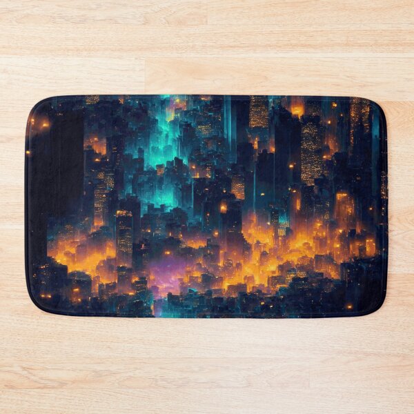 Item preview, Colorful city designed and sold by ArtfullMinds.