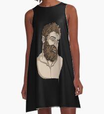 Vestido acampanado Greek God