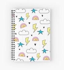 Cuaderno de espiral ARCO IRIS Y RELÁMPAGO
