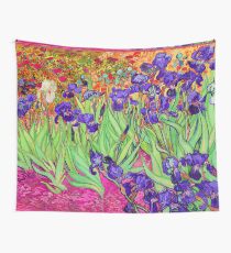 Vincent Van Gogh Purple Irises Wall Tapestry
