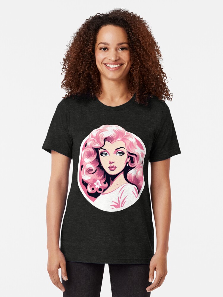 Barbie Style Logo Tri-blend T-Shirt for Sale by ecervantez