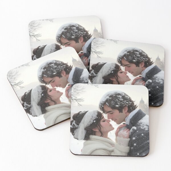 Item preview, The Wedding And First Kiss Mr Darcy And Elizabeth Bennett Pride And Prejudice Inspired Art designed and sold by CDC40.