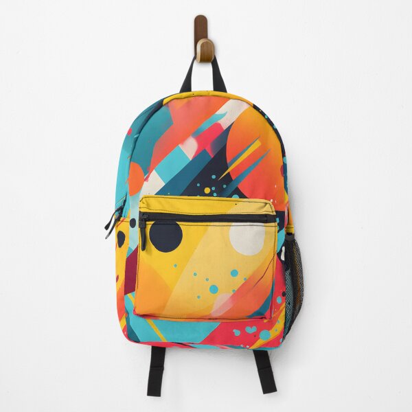 Item preview, Abstract Dreamscape - Surrealistic Shapes in Vivid Contrast Colors designed and sold by UrsaStick.