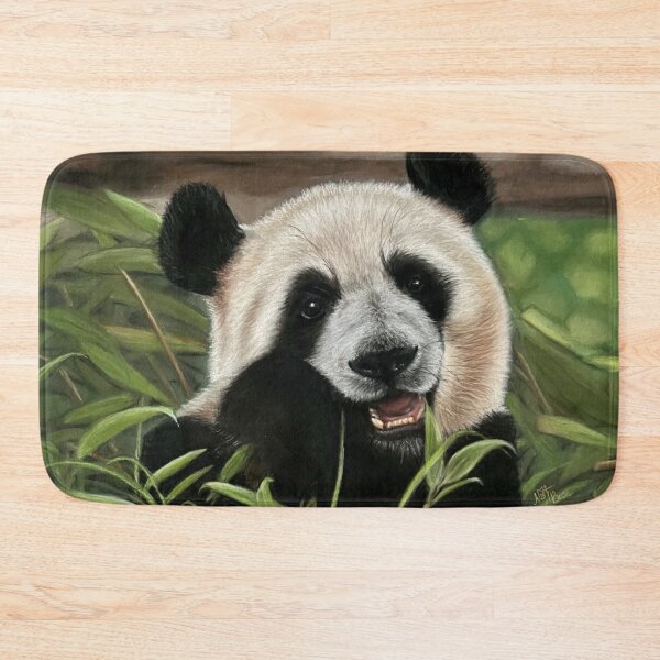 Item preview, Cute panda munching bamboo designed and sold by NathBros.