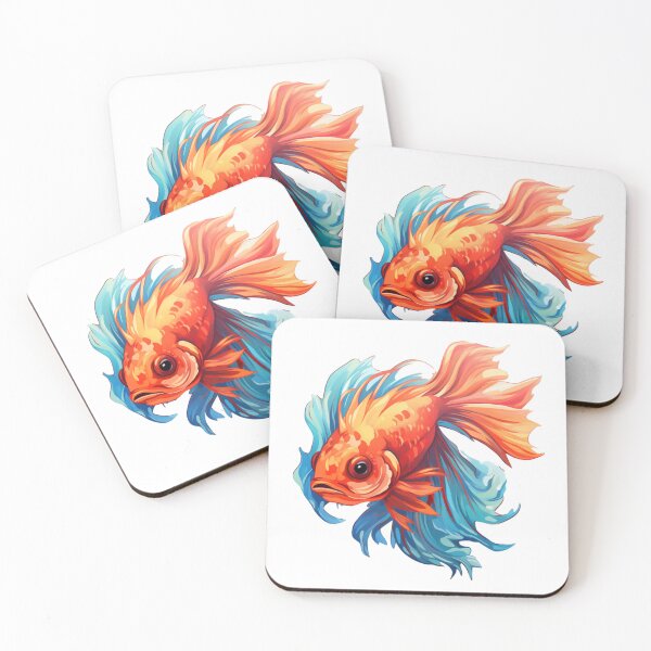 Item preview, Golden lucky fish  designed and sold by SmileshareShop.