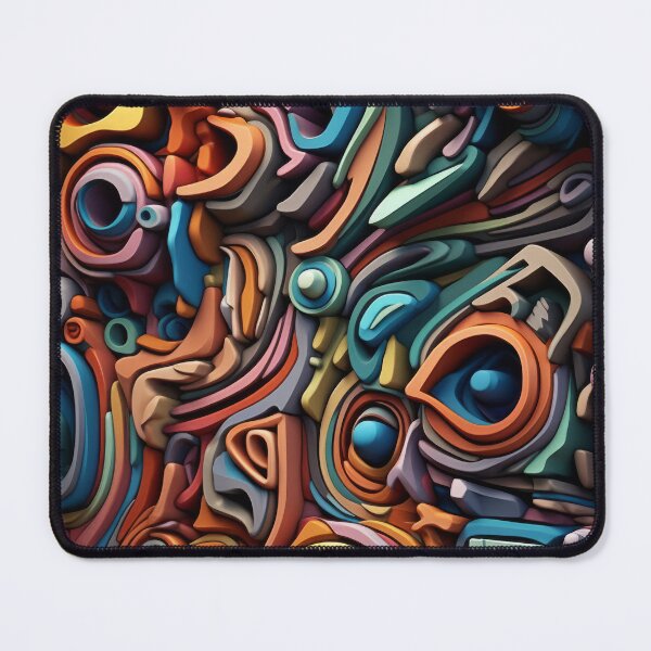 Item preview, Abstract Shapes - Colorful Sculptures with Deep Effects designed and sold by Piotrek0001.