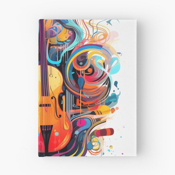 Item preview, Melodic Harmony - Double Bass in Vivid Contrast Colors designed and sold by UrsaStick.