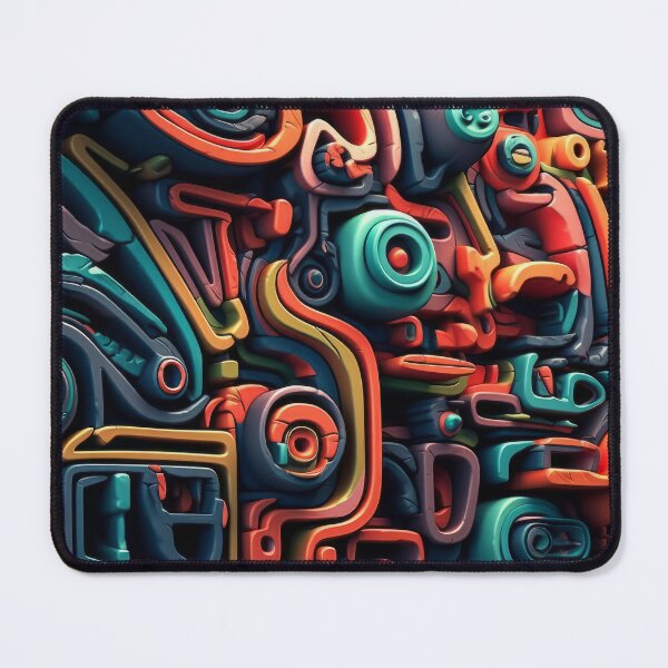 Item preview, Abstract Shapes - Colorful Sculptures with Deep Effects designed and sold by Piotrek0001.