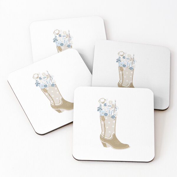 Item preview, Bota Vaquera Costera y Flores designed and sold by tenbay.