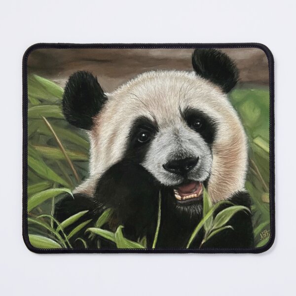 Item preview, Cute panda munching bamboo designed and sold by NathBros.