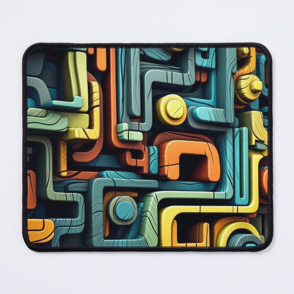 Item preview, Abstract Shapes - Colorful Sculptures with Deep Effects designed and sold by Piotrek0001.