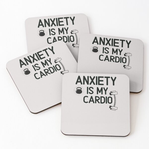 Item preview,  Anxiety Is My Cardio  - Funny Gym Quote designed and sold by unique things.