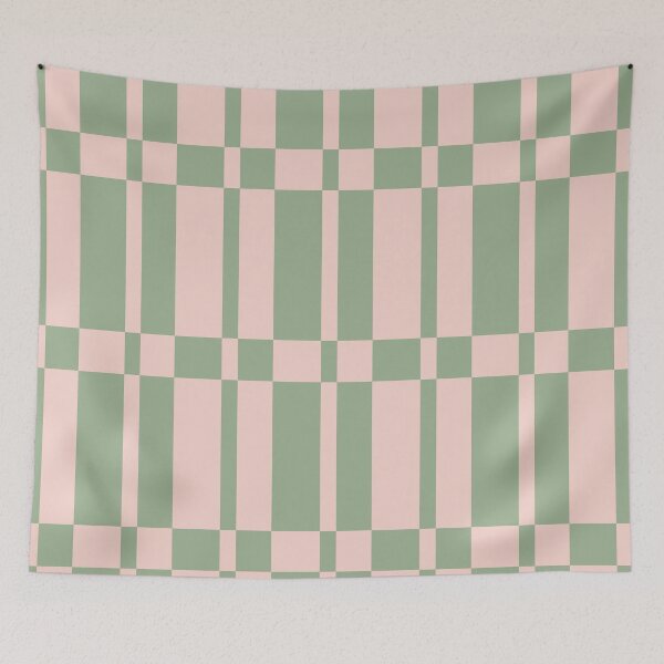 Item preview, Boho Checkerboard (Pink and Green) designed and sold by bethmcmillian.