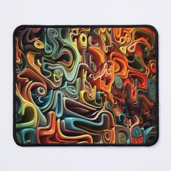 Item preview, Abstract Shapes - Colorful Sculptures with Deep Effects designed and sold by Piotrek0001.