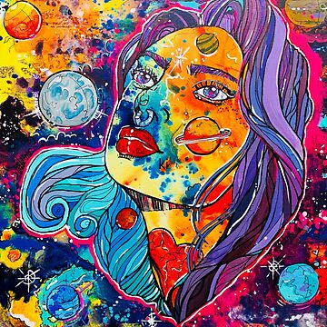 Artwork thumbnail, Into the Univese by kittthomasart