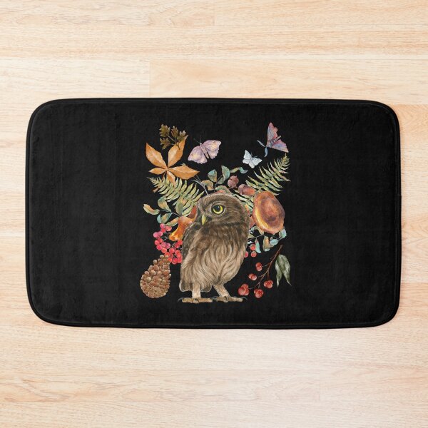 Item preview, Cottagecore Owl In The Forest Cute Colorful Design designed and sold by EarthArtDesigns.