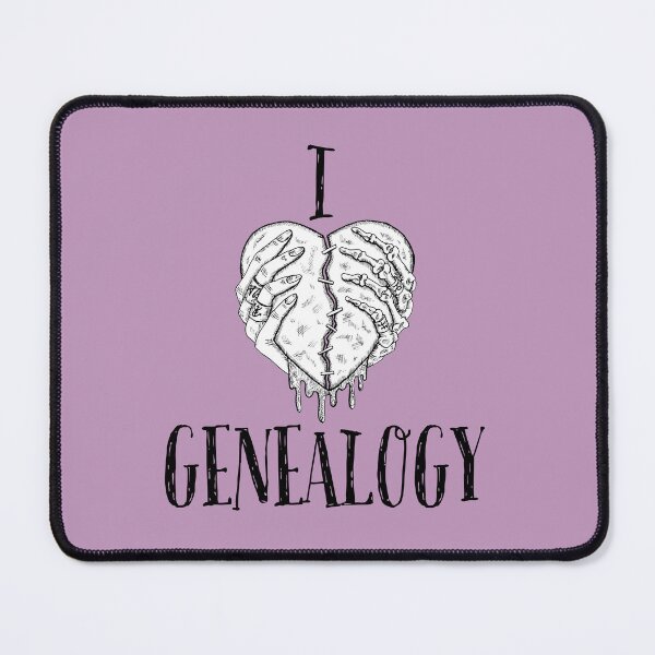 Item preview, I LOVE GENEALOGY, Simple symbolic sign designed and sold by Osobliwe.