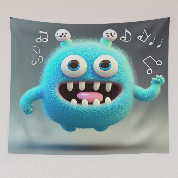 Item preview, music blue monster designed and sold by jsebouvi.