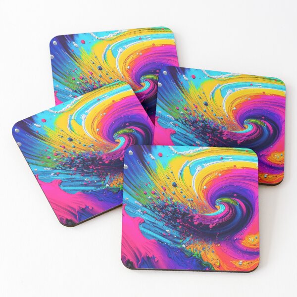 Item preview, Colorful swirls of paint designed and sold by Jasardpu.