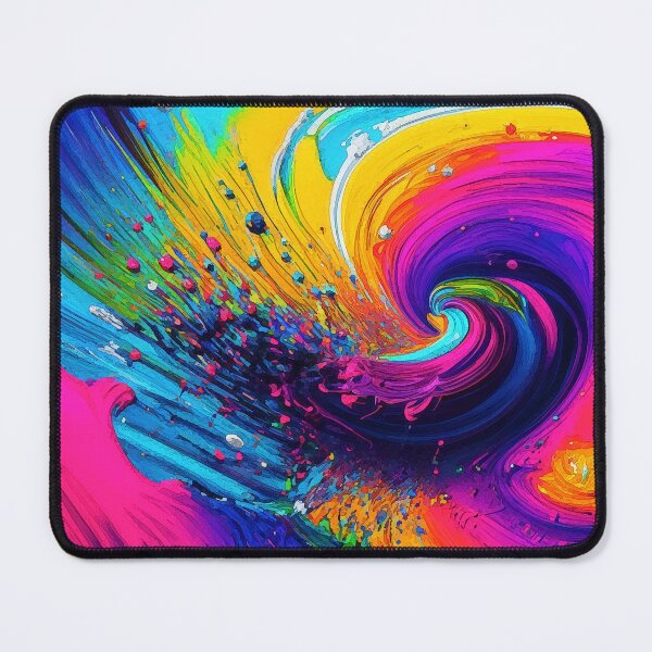 Item preview, Colorful swirls of paint designed and sold by Jasardpu.