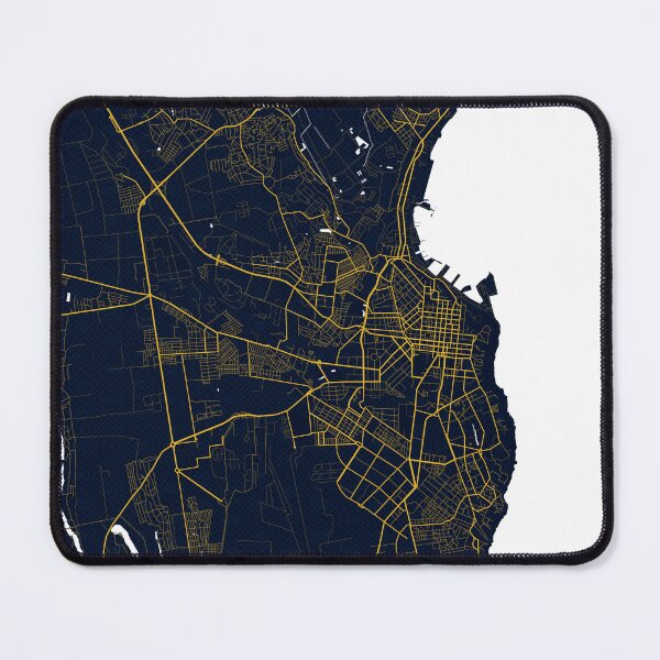 Item preview, Odesa City Map of Ukraine - Gold Art Deco designed and sold by deMAP.