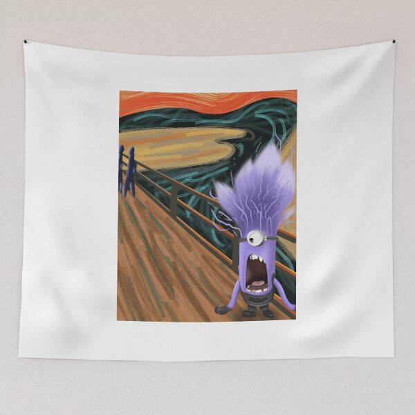 Item preview, Minion de BAAH en el cuadro “El Grito”. designed and sold by AlexTheSquare.