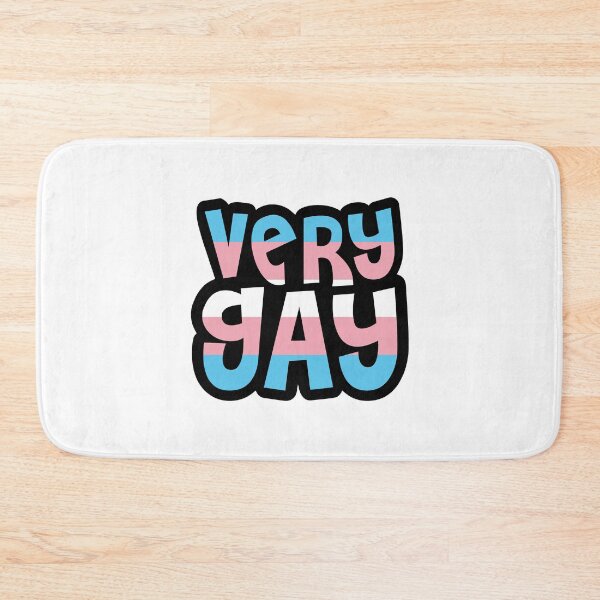 Item preview, Very Gay - Trans Pride - Quote designed and sold by LaLunaWinters.