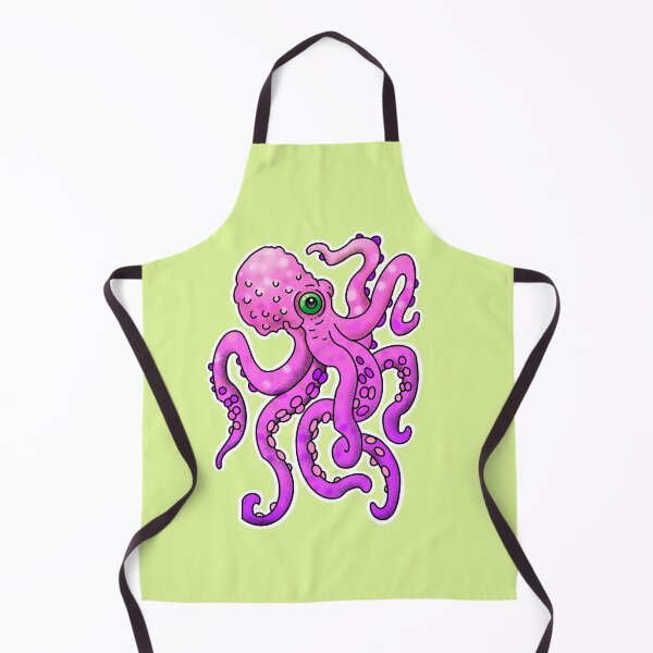 Item preview, Pink octopus design, cartoon style designed and sold by weilertsen.