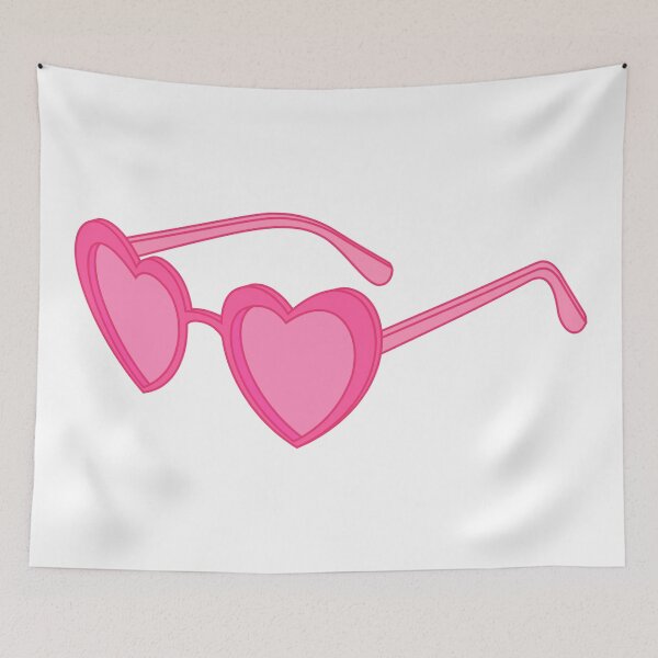 Item preview, Pink heart shaped sunglasses designed and sold by Allie Rockhill.